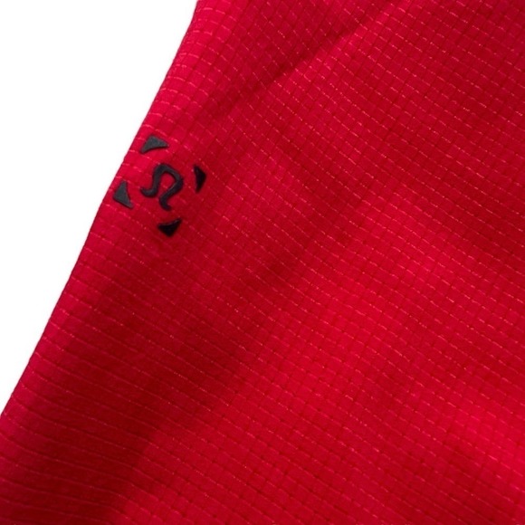 Lululemon Mens Train To Beach Shorts 8” Red L Athletic Running Gym Lined Pockets - Picture 4 of 10